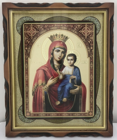 Икона Богородицы "Иверская" 44х54