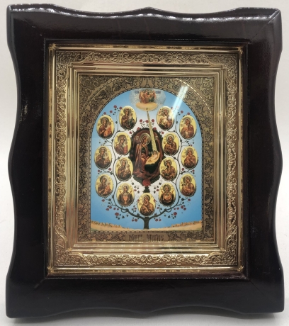 Ікона "Дерево Богородиці" 19х17