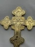 Хрест напрестольний, кит. №6 двусторонній  28х16,5см