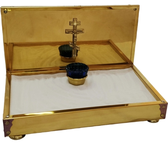 Панахидний ящик на пісок 50х32,5см (Висота 32 - 8см)