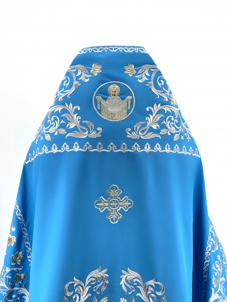 Облачение священника вишитое на габардине, вишивка