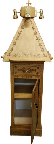 Аналой кліросний (дер.) 60х60см, (висота 165-110см)