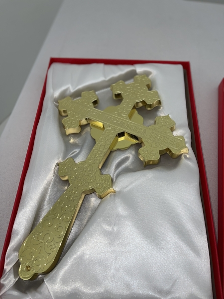 Хрест металевий кит. №10