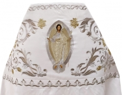 Облачення священника, вишите на габардині, вишивка &quot;Роза&quot; з вишитим галуном