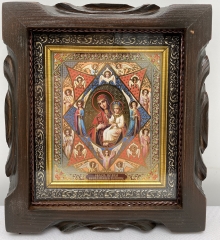Іконки Богородиці &quot;Неопалима Купина&quot; 19х17 см