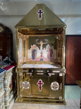 Панахидний кіот під пісок 142х75х275