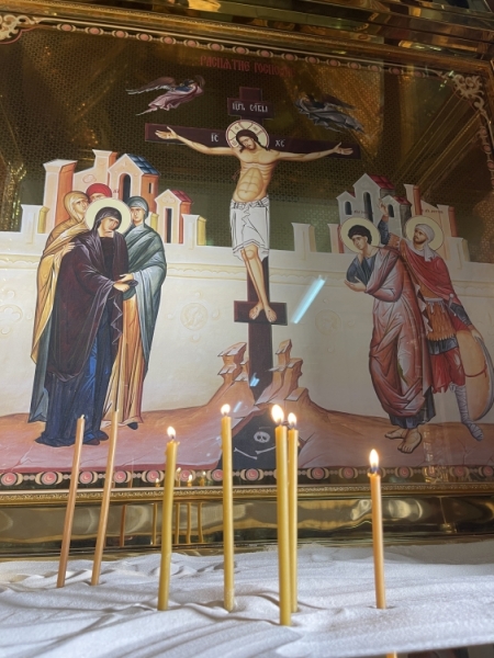 Панахидний кіот під пісок 142х75х275