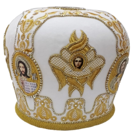 Митра  "Херувим"  белая