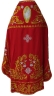 Облачення священника, вишите на габардині, вишивка "Роза" з вишитим галуном