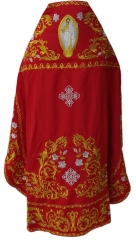 Облачення священника, вишите на габардині, вишивка &quot;Роза&quot; з вишитим галуном