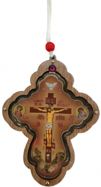 Подвеска Крест с голубем кор.