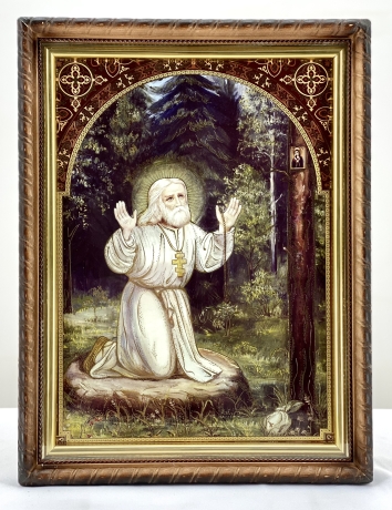 Икона свящ. Серафим Саровский