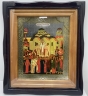 Кіот з змінними іконами Двунадесятих свят 54х47см