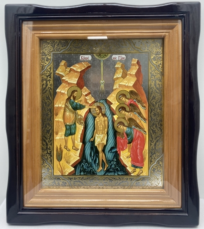 Кіот з змінними іконами Двунадесятих свят 54х47см