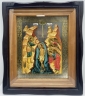 Кіот з змінними іконами Двунадесятих свят 54х47см