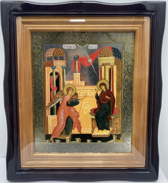 Кіот з змінними іконами Двунадесятих свят 54х47см