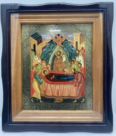 Кіот з змінними іконами Двунадесятих свят 54х47см