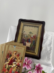 Кіот з літографіями 41,5х31,5см