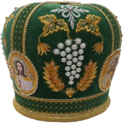 Митра "Колос" зелёная