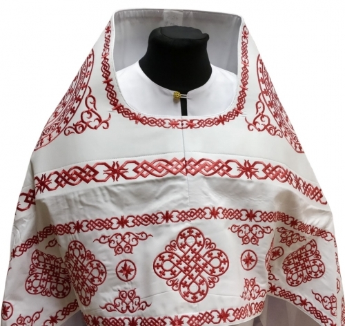 Облачение священника вишитое на габардине, вишивка