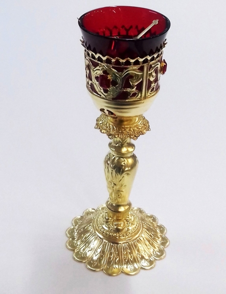 ЛАМПАДА НАСТОЛЬНАЯ ЭМАЛЬ 