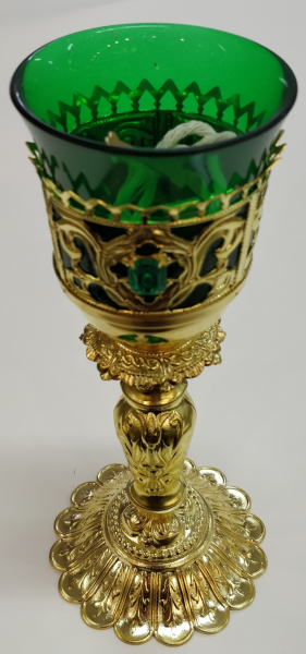 ЛАМПАДА НАСТОЛЬНАЯ ЭМАЛЬ 