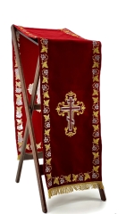 Накидка на аналой, вишивка &quot;виноград&quot; дешева бахрома