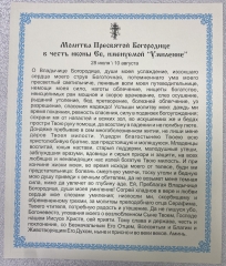 Ікона Богородиці &quot;Розчулення&quot; 24х20см