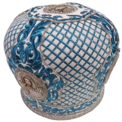 Митра  "Сетка" белая