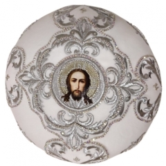 Митра  Крест  белая