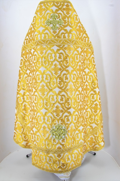 Облачение священника из грецкой парчи, с пришивным галуном