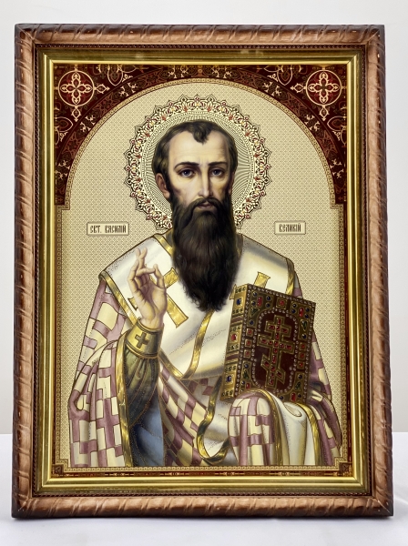 Икона свящ. Василий Великий 32х42