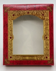 Ікона свт. Микола Чудотворець зол. фон, блак. митр 11x13