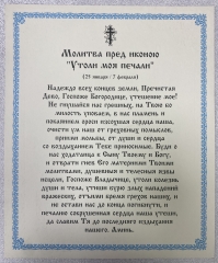 Ікона Богородиці &quot;Утоли моя печали&quot; 24х20см