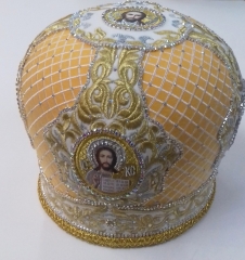 Митра "Сетка" желтая