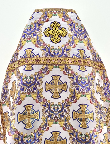 Облачення священника, з парчі з пришивним галуном