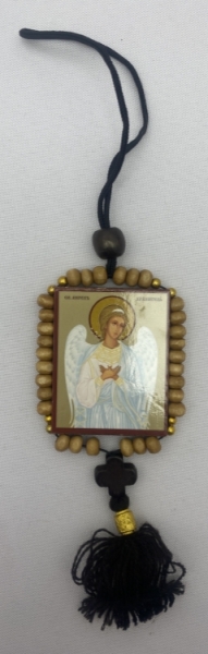 Підвіска "Квадратна з бусами"