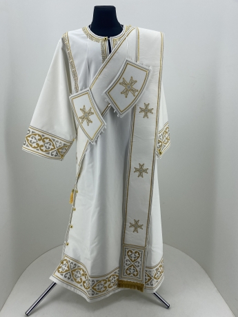 Стихарь дияконський, вишивка "Сердечко"