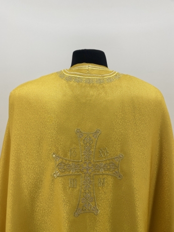 Облачення священника Грецький крій, парчева тканина, з вишитим галуном, вишивка "Сердечка"