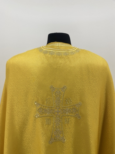 Облачення священника Грецький крій, парчева тканина, з вишитим галуном, вишивка "Сердечка"