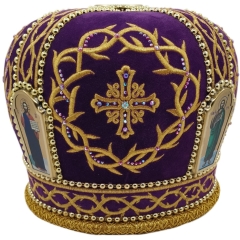 Митра  "Терновый венец"  фиолетовая 