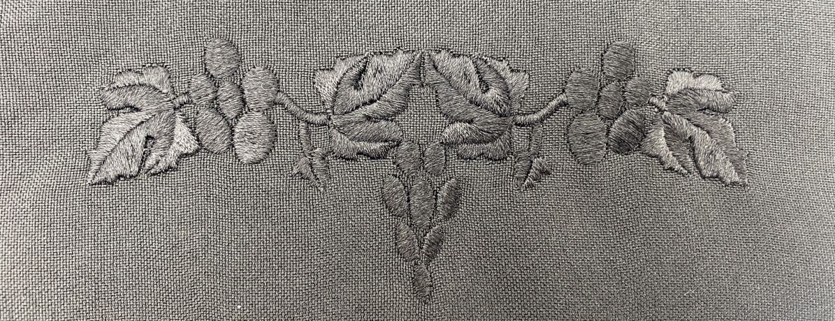 Підрясник на запах, з вишивкою, тканина сафарі