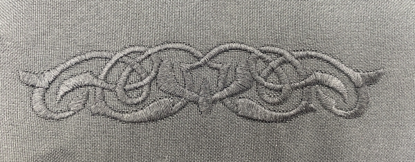 Підрясник на запах, з вишивкою, тканина сафарі