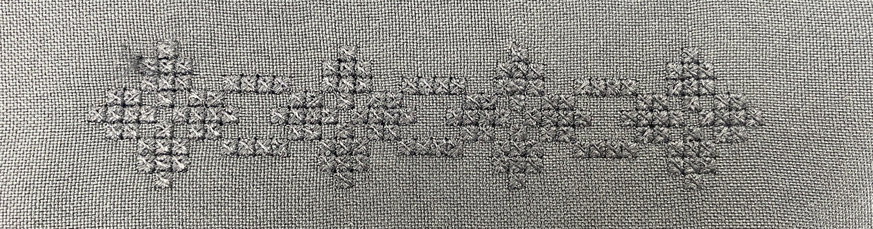 Підрясник на запах, з вишивкою, тканина сафарі