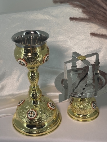 Потир-чаша з приладдям (1343)