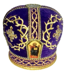 Митра  "Терновый венец"  фиолетовая 