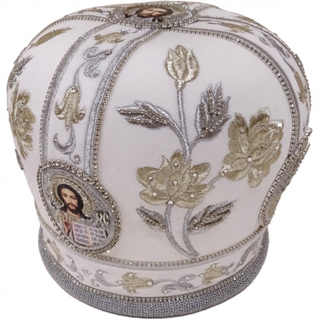 Митра  Роза  белая