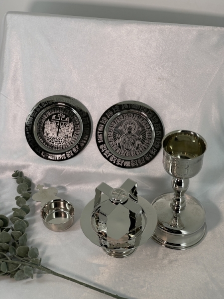 Євхаристійний набір та принадлесті 1л, нікелювання