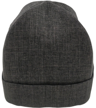 Скуфія літня з відворотом, льон-габардин