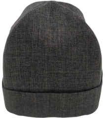 Скуфья летняя с отворотом  лен-габардин 